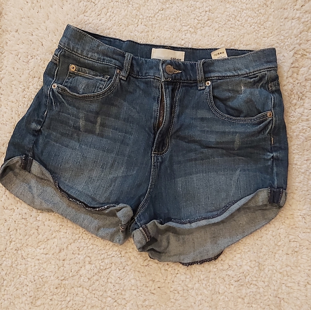 High rise shorts
